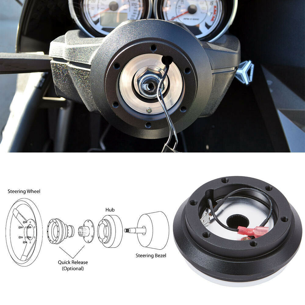 Have Faith Suede Steering Wheel + Short Hub Adapter for 83-04 Ford Mustang / 89-92 Ford Ranger