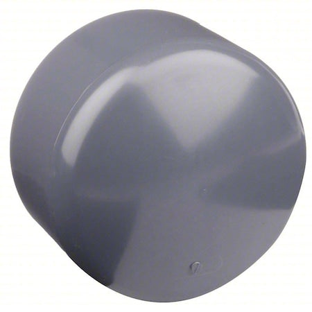 PVC Cap, Socket, 6 in Pipe Size