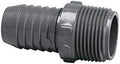 1" PVC Barbed Insert Male Adapter (MIPT x Insert)