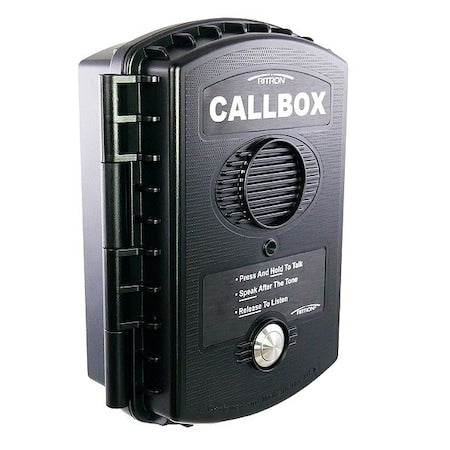 Two-Way Radio Callbox,Black,3 1/16" D
