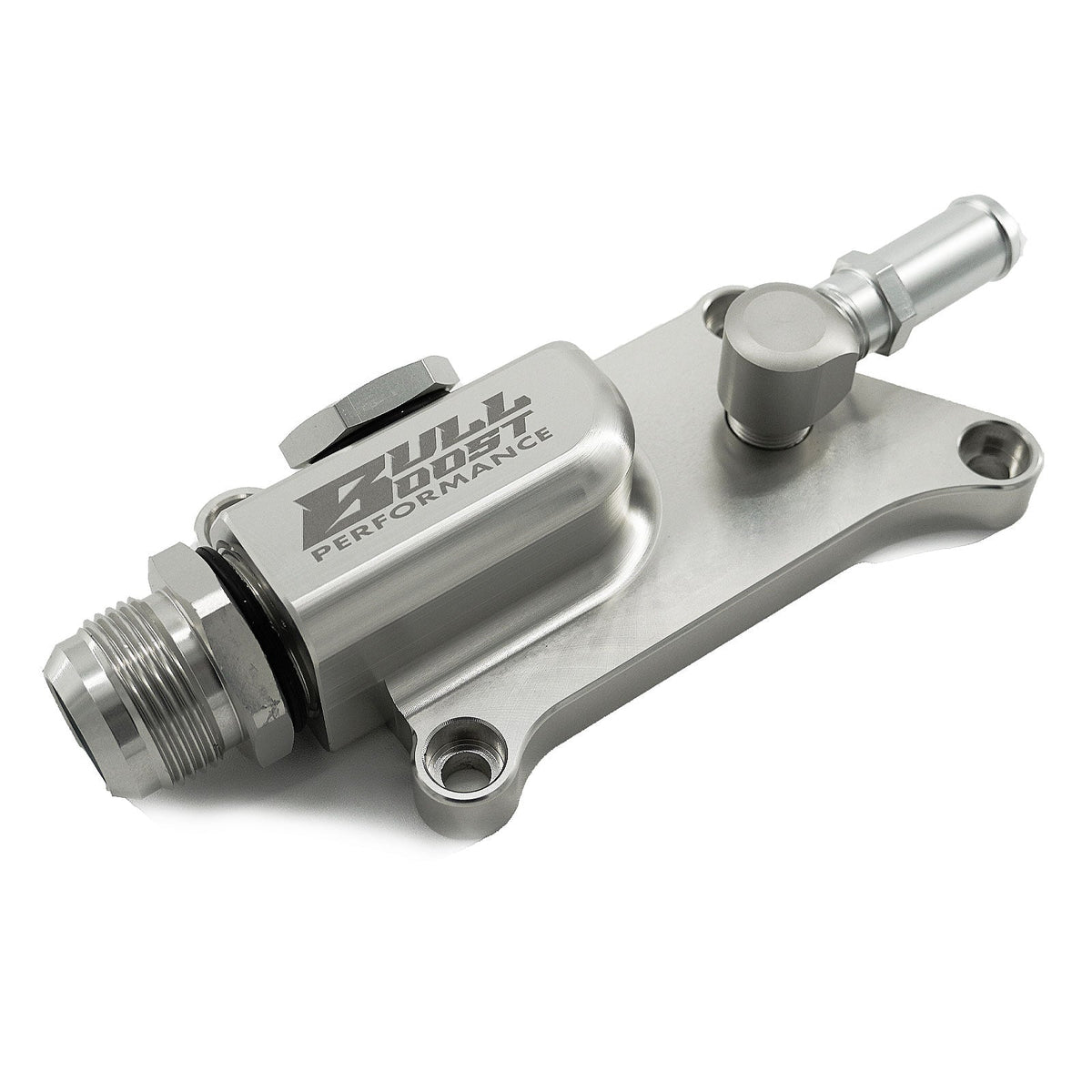 16AN K Series Upper Coolant Housing W Straight Elbow Hose Fitting For K20Z3 K24
