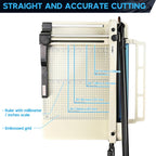 Yescom 12" Heavy Duty Stack Paper Cutter Trimmer A4