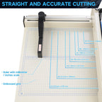 Yescom 17" Heavy Duty Stack Paper Cutter Trimmer A3