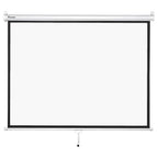 InstaHibit 4:3 Retractable Manual Projection Screen 72" Ceiling Wall