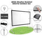 InstaHibit Outdoor Portable Projection Screen w/ Stand 16:9 100"