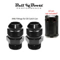 Aluminum 6AN -AN6 Fitting For Oil Catch Can Reservoir Tank Racing 2-Port