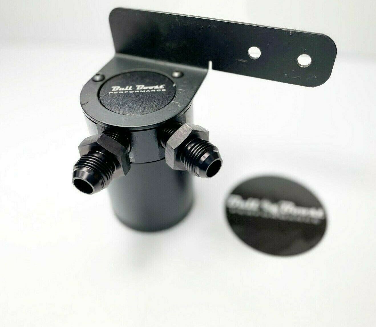 Billet Aluminum 8AN Oil Catch Can Reservoir Tank -8AN Performance W/Bracket