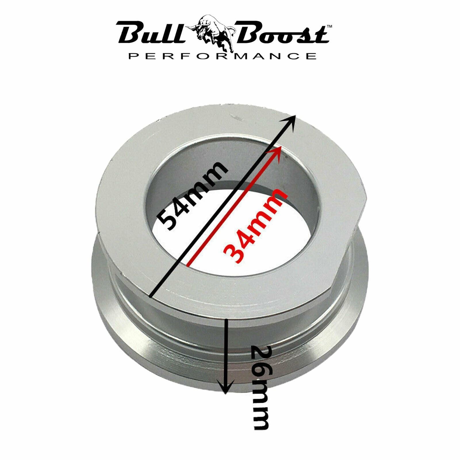 Billet CNC Aluminum Blow Off Valve Adapter Flange for Ssqv To TiAL 50mm BOV