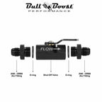 Billet AN6 Shut Off Valve Fuel Shut Cut Off Valve W/ Cable Lever For Fuel Oil US