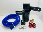 Oil Catch Can Kit Reservoir Breather Air Filtered Tank 3/8 10mm Performance Kit