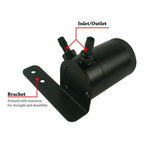 Universal Performance Oil Catch Can  2 Port -8AN + Mounting Bracket Kit AN8