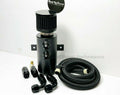 Quick Vent Oil Catch Can Hoses & Fittings Kit K Series K20 K24 10AN NOS BLACK