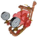 Model J-1 Alarm Check Valve Horizontal Loose Trim