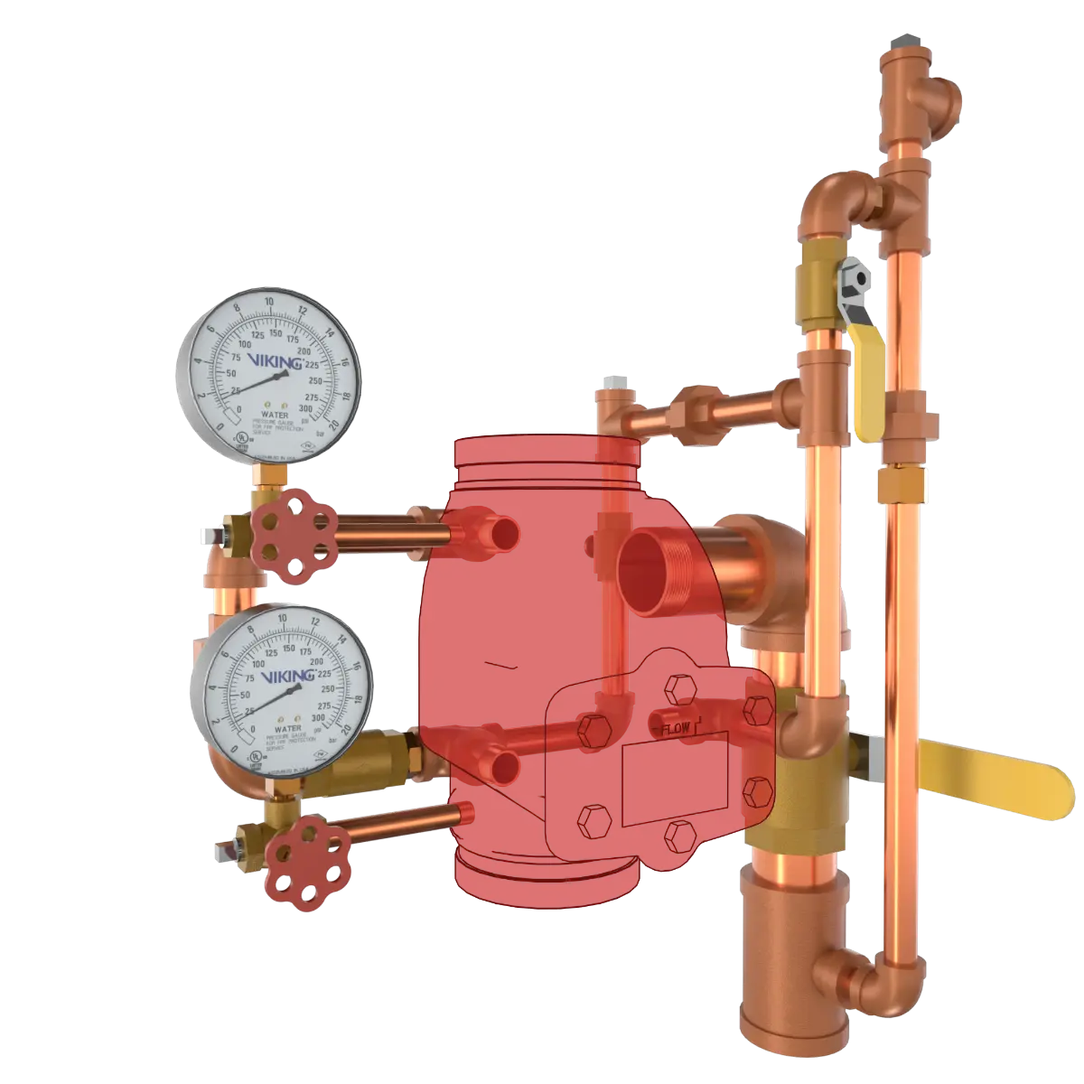 6" 350 PSI Grooved Check Valve for Fire Protection