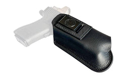 1791 Gunleather Optic Ready Light Bearing Smooth Concealment Holster |  Size 4L |  IWB Holster |  Fits Glock 19 with Light  |  Leather |  Black