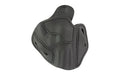 1791 Gunleather Revolver Holster |  Outside Waistband Holster |  Size 4.3 |  L Frame |  Fits Colt Python .357/.38 or Smith & Wesson 686 Plus |  Steer Hide |  Stealth Black |  Right Hand