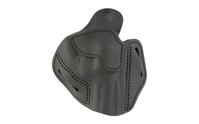 1791 Gunleather Revolver Holster |  Outside Waistband Holster |  Size 4.3 |  L Frame |  Fits Colt Python .357/.38 or Smith & Wesson 686 Plus |  Steer Hide |  Stealth Black |  Right Hand