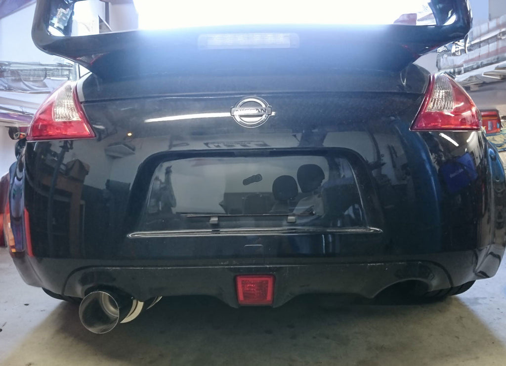 4.5" Tip Stainless Single Exit Catback Exhaust for Nissan 370z Z34 09-21