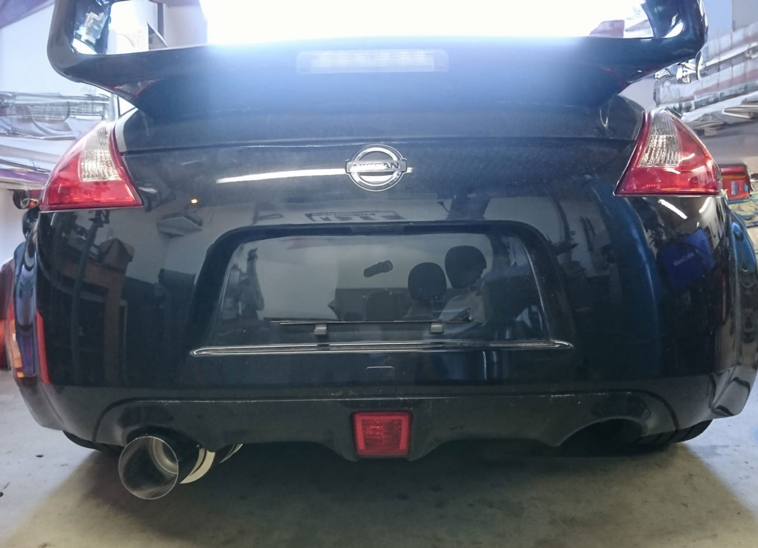 4.5" Tip Stainless Single Exit Catback Exhaust for Nissan 370z Z34 09-21