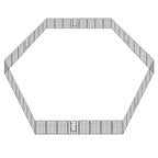 Yescom Heavy Duty Dog Playpen 40" Tall 48-Panel Puppy Pen Metal