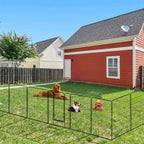 Yescom Heavy Duty Dog Playpen 48" Tall 12-Panel Puppy Pen Metal