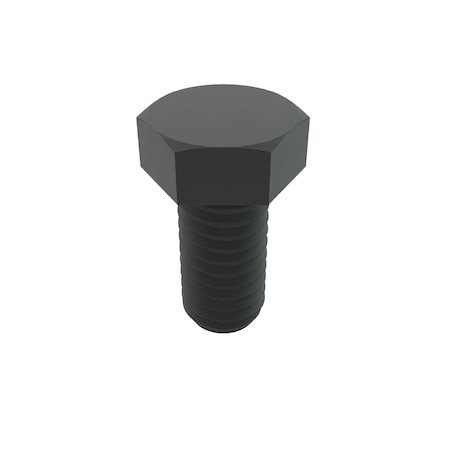 Not Graded, 3/8"-16 Hex Head Cap Screw, Black Oxide Stainless Steel, 3/4 in L, 50 PK