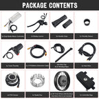 Yescom 20" Front Wheel Electric Bicycle Motor Fat Tire Kit 48v 1000w