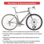 Yescom 24" Front Wheel Electric Bicycle Motor Kit 36v 750w