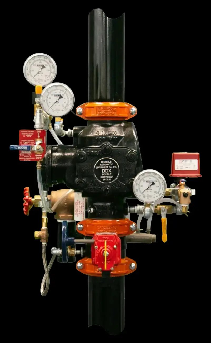 DDX Fire Protection Valves Assembled w/Pressure Switches 25DDXFLPR
