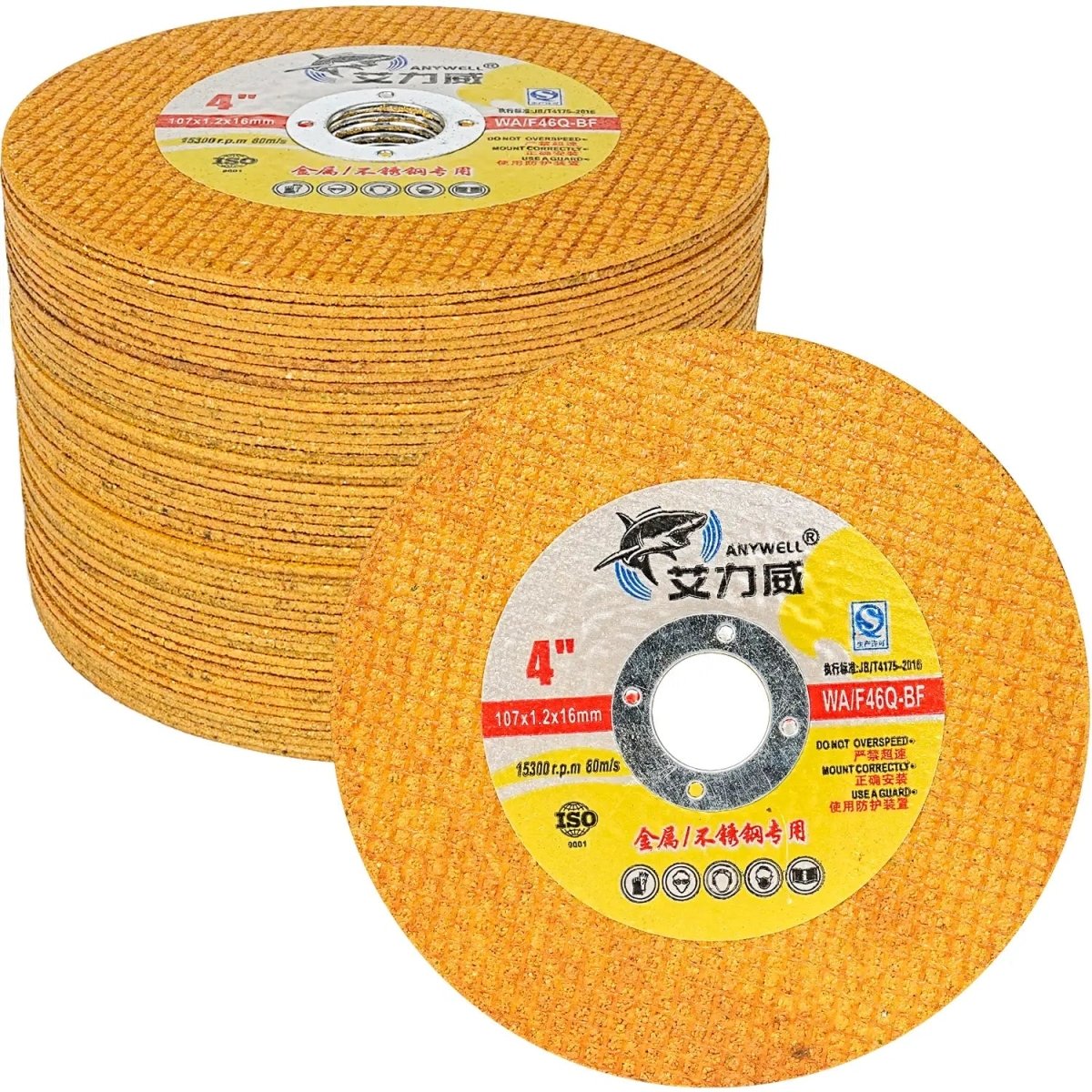 Cut Off Wheels 4 inch Thin Metal (50 pcs) & Stainless SteelCutting Wheel, Professional Fast Cutting Disc