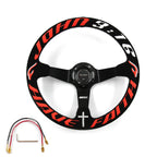 Have Faith 350mm Steering Wheel + Short Hub Adapter Kit For Acura Honda Accord Civic CR-Z