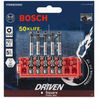 BOSCH ITDSQ2205C 5 pc. Driven 2 In. Impact Square #2 Power Bits with Clip for Custom Case System