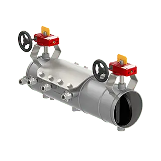 2-1/2" Double Check Backflow Preventer With OSY Valve