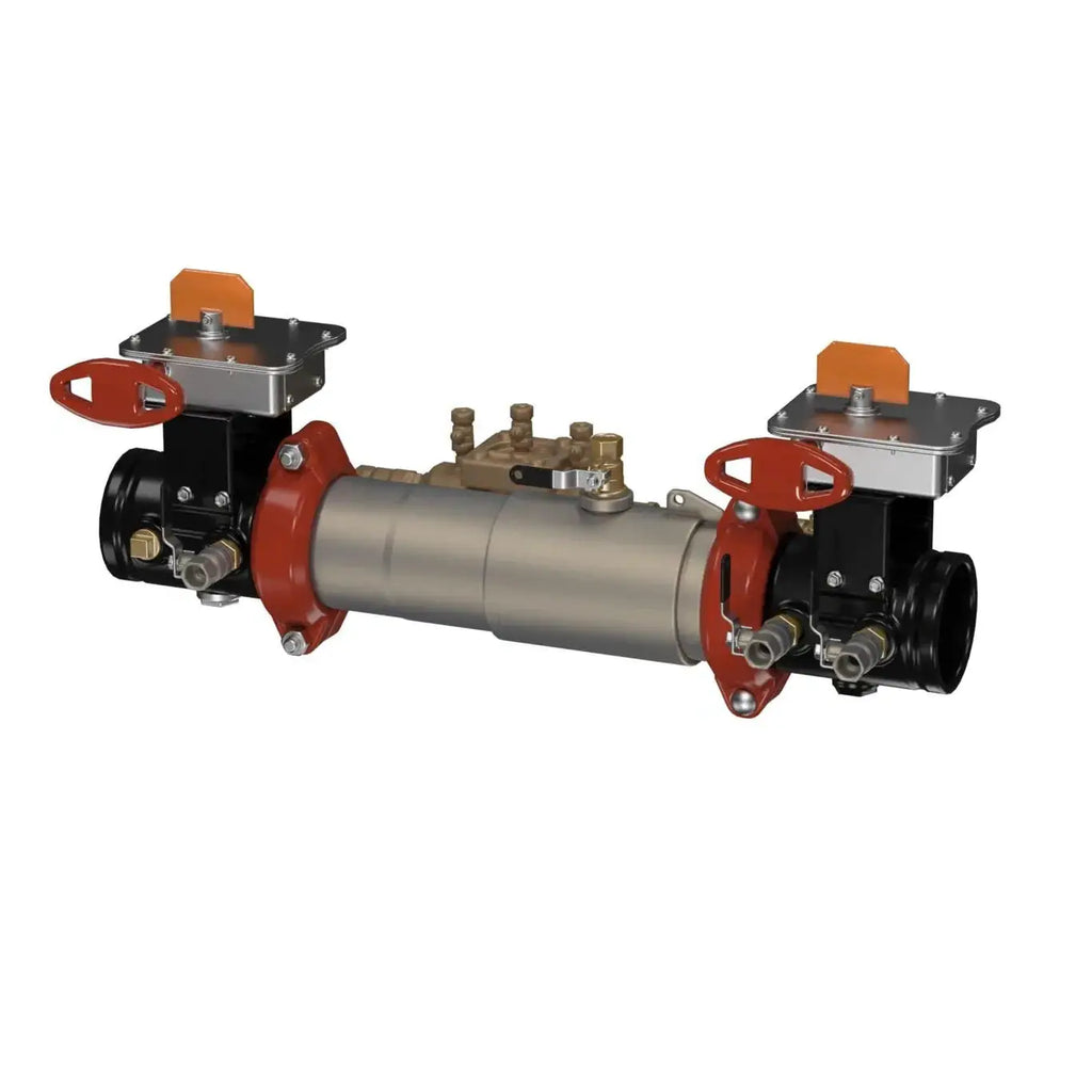 Ames 2000BM1FP-GV 1-1/2-Inch Double Check Valve Assembly with Gear-Operated Shutoffs