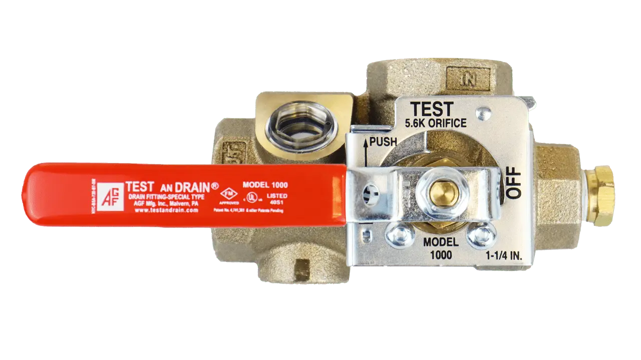2" Test And Drain 2-1/2" 5.6K Orifice With PRV
