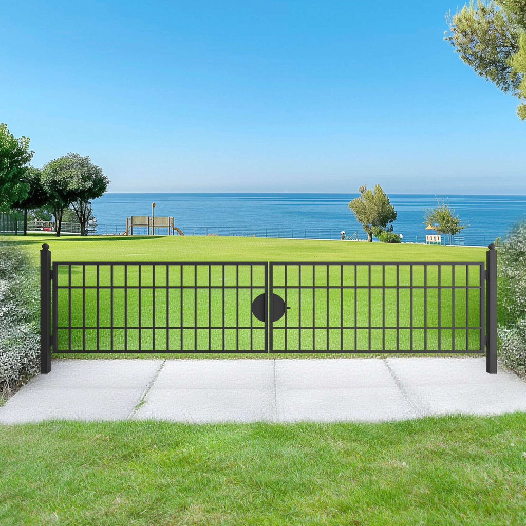 20 ft Steel Farm Driveway Gate