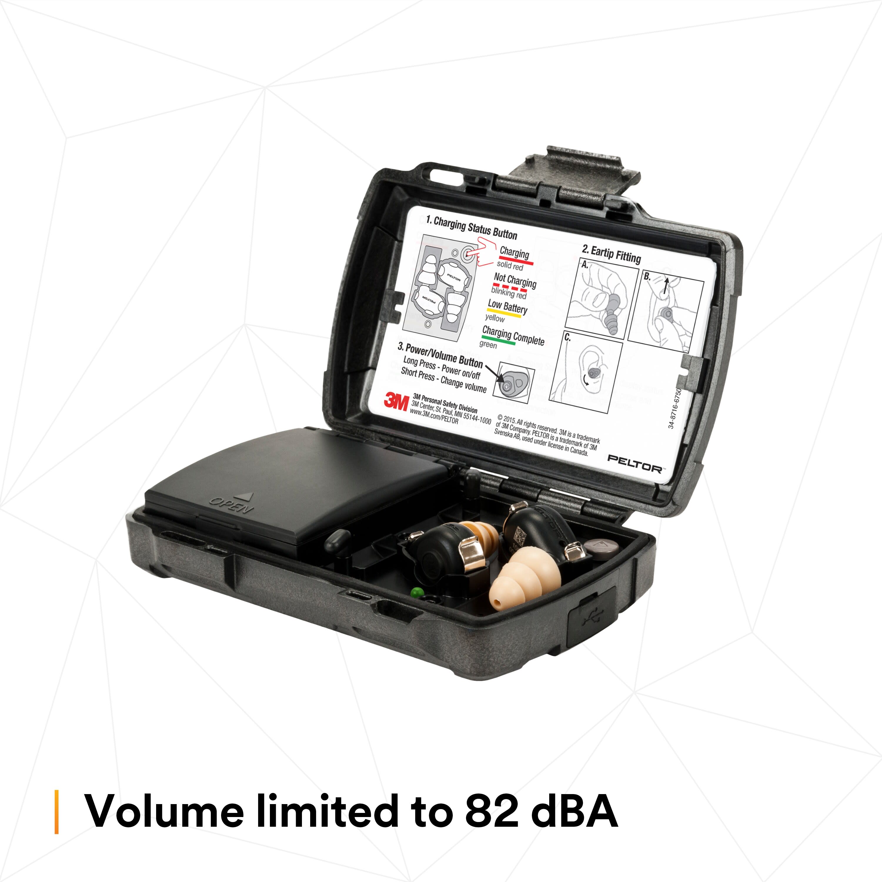Peltor TEP-100 - Peltor Hearing Protection Tactical Earbuds