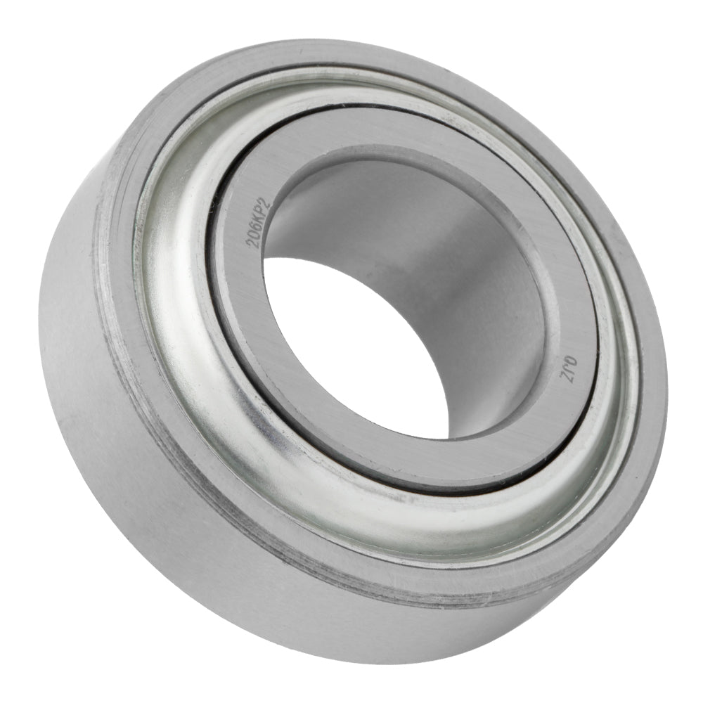 206KP2 - Agricultural Bearing, 1.181 in Bore (ID) - Round Bore
