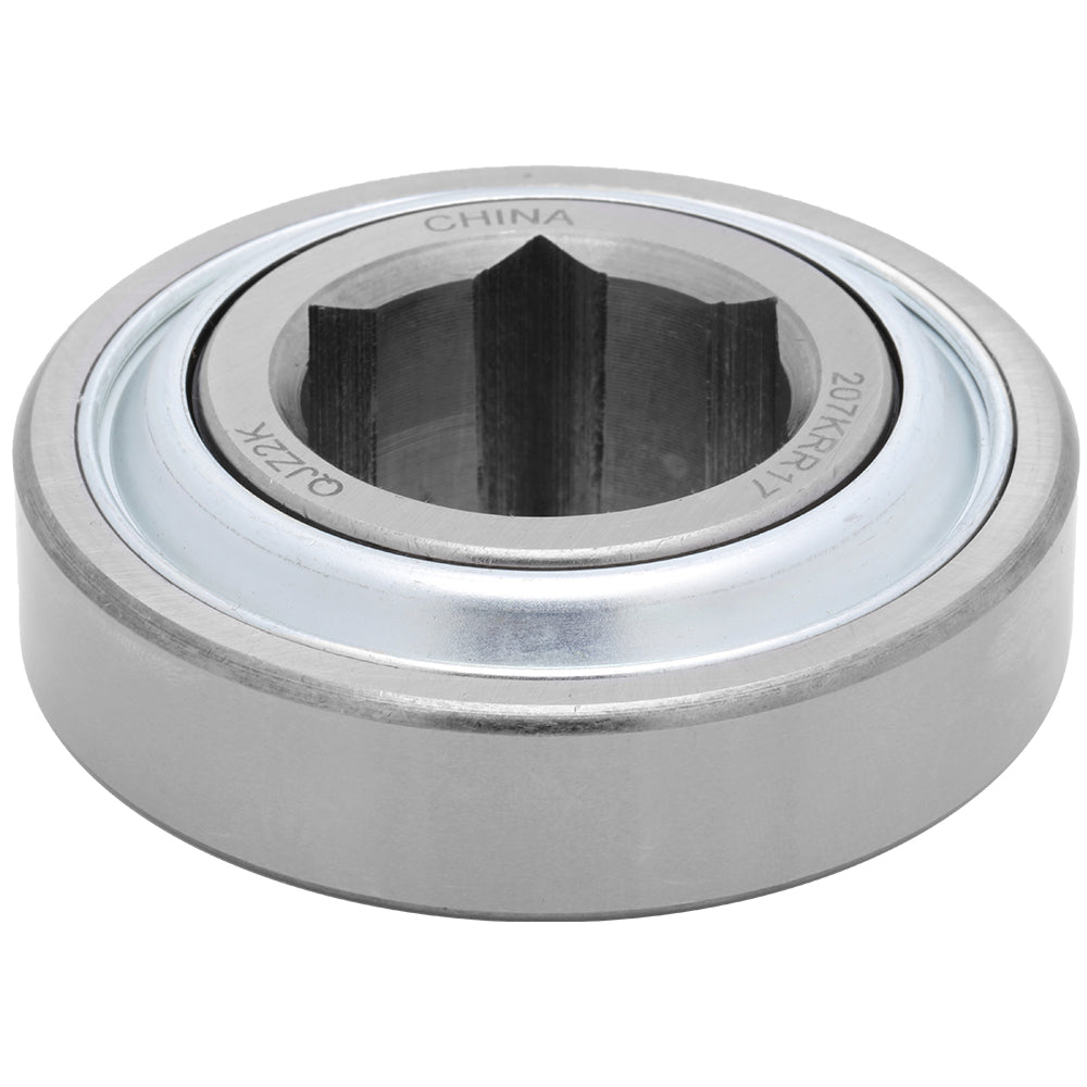 207KRR17 - Agricultural Bearing, 1.443 in Bore (ID) - Hex Bore