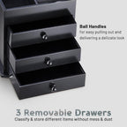 Yescom Jewelry Organizer Box with Mirror Ring Bracelet Necklace