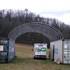 20'x40' Shipping Container Canopy Shelter