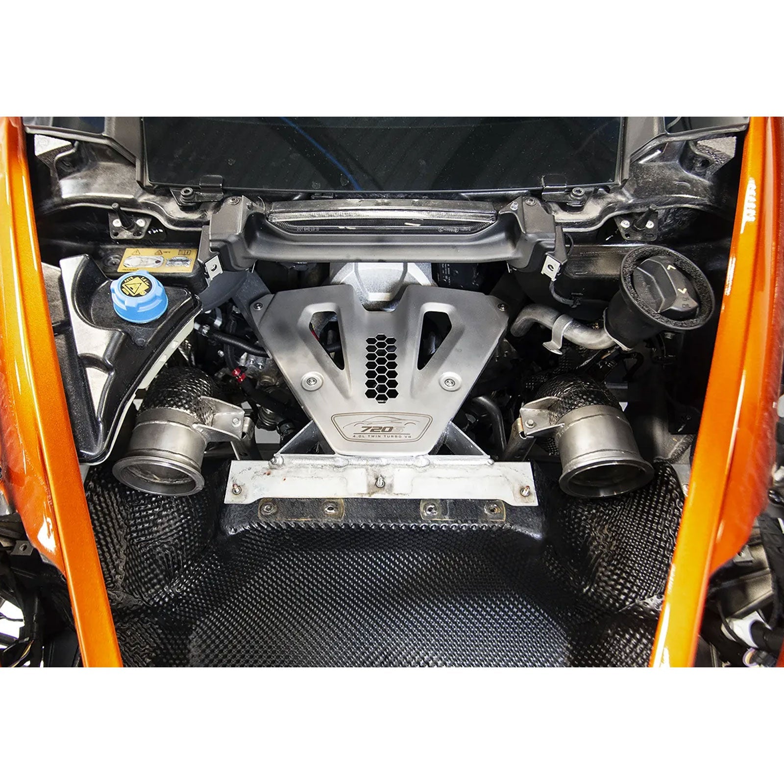 Catless Hi Flow Heat Shield Downpipes For McLaren 720s 4.0T