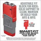 Smart-Fit AR15 Vise Block With Sleeve For AR10*