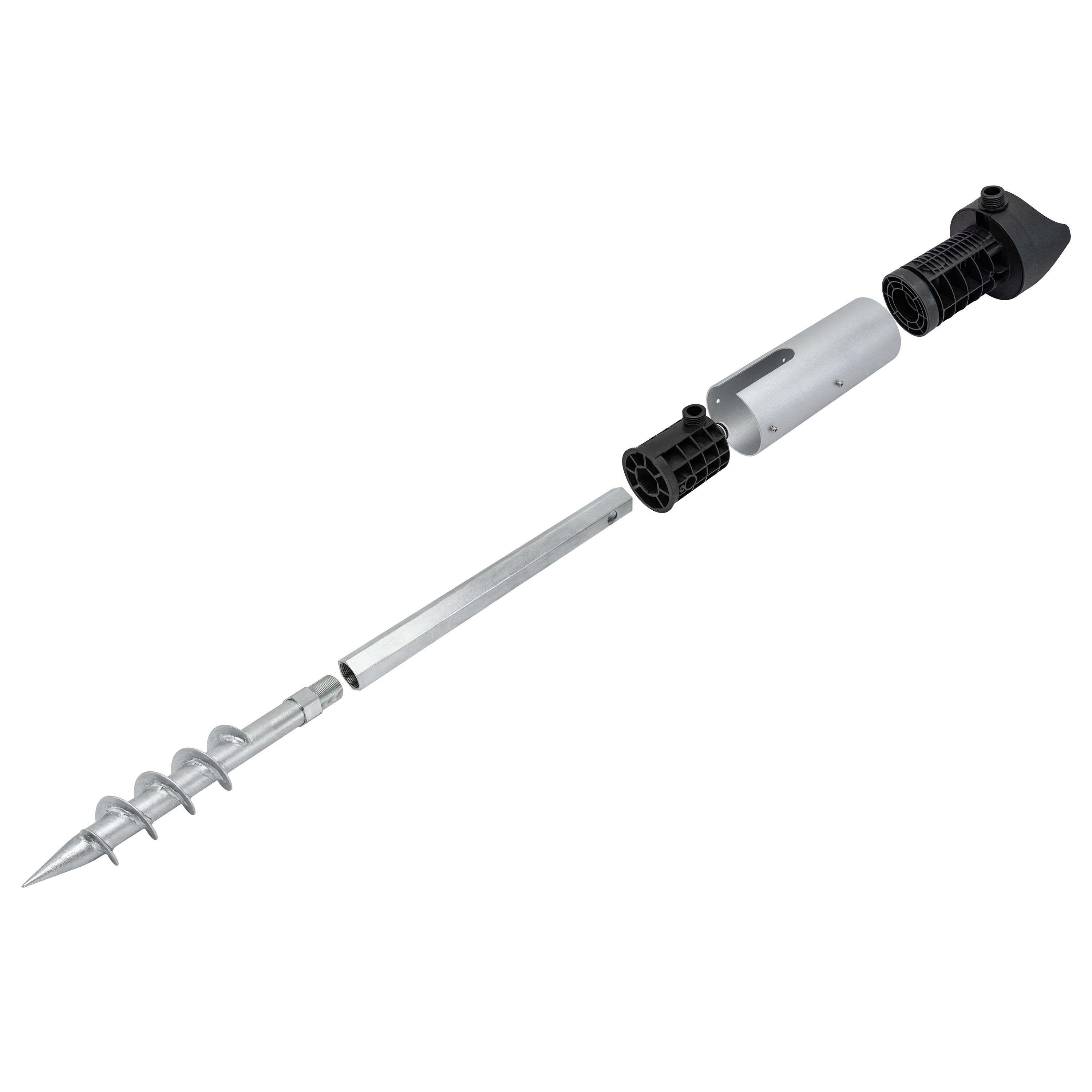 Retractable Hose Reel Ground Spike Mount 22544