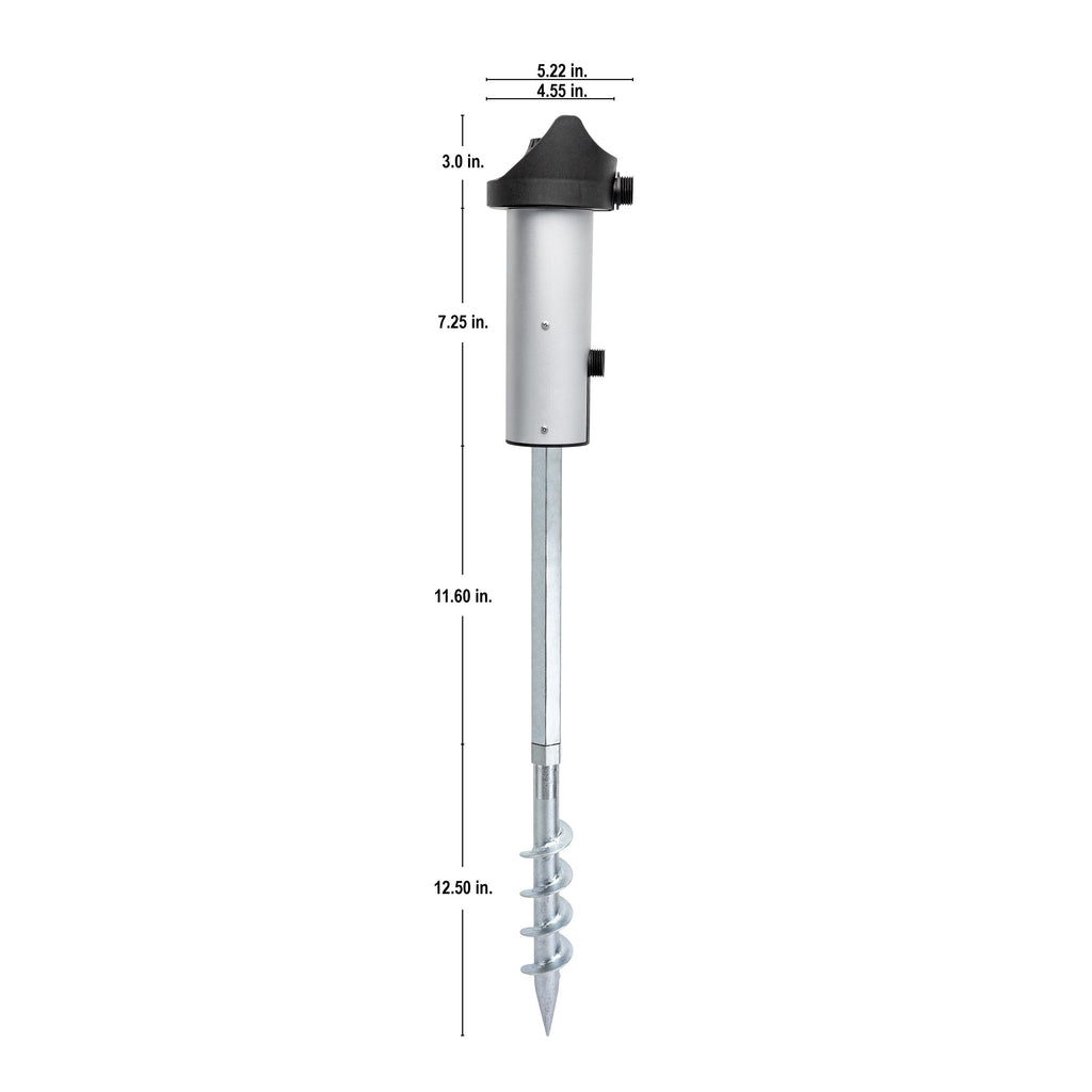 Retractable Hose Reel Ground Spike Mount 22544