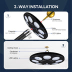 Yescom Solar Flagpole Light Topper Hole 11/16" 136LED