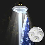 Yescom Solar Powered Flagpole LED Light for Yard Outdoor D9/16"