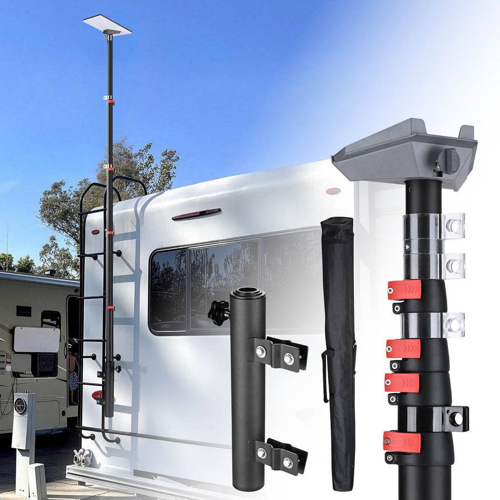 Yescom Telescopic Antenna Mast & Ladder Mount for Starlink Mini