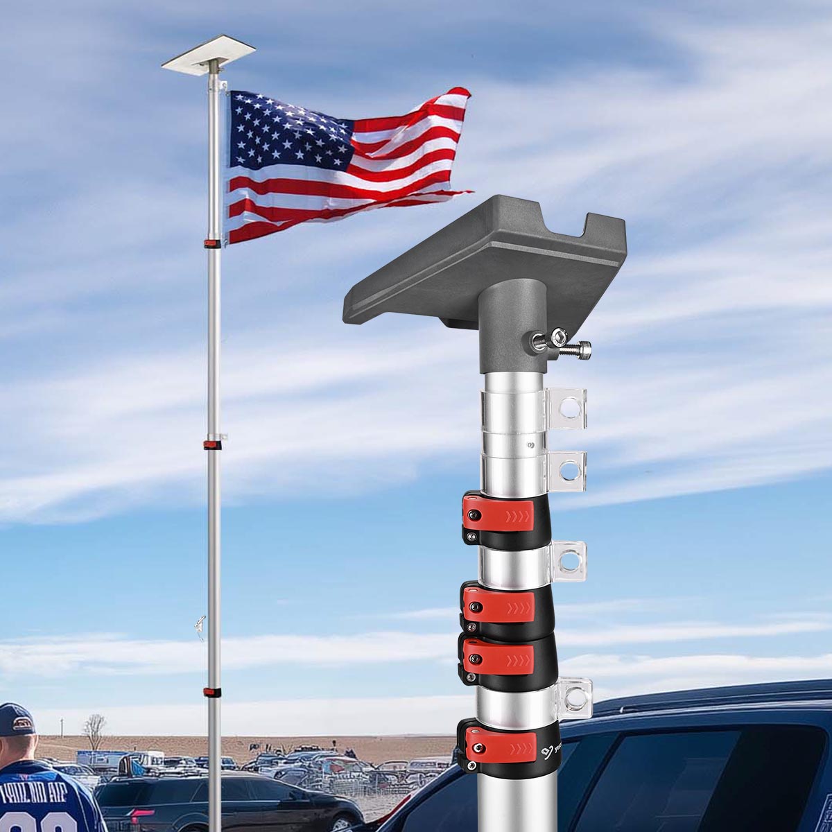 Yescom Starlink Pole Mount Kit D2.2" with Gen 3 Adapter