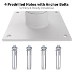Yescom Telescopic FlagPole Deck Mount 16" x 2 3/8"